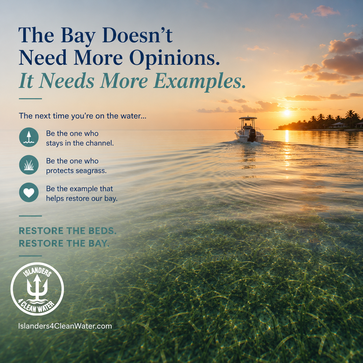 The bay doesn't need more opinions, it needs more examples