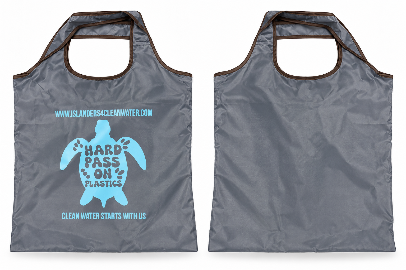HARD PASS ON PLASTICS REUSABLE BAG