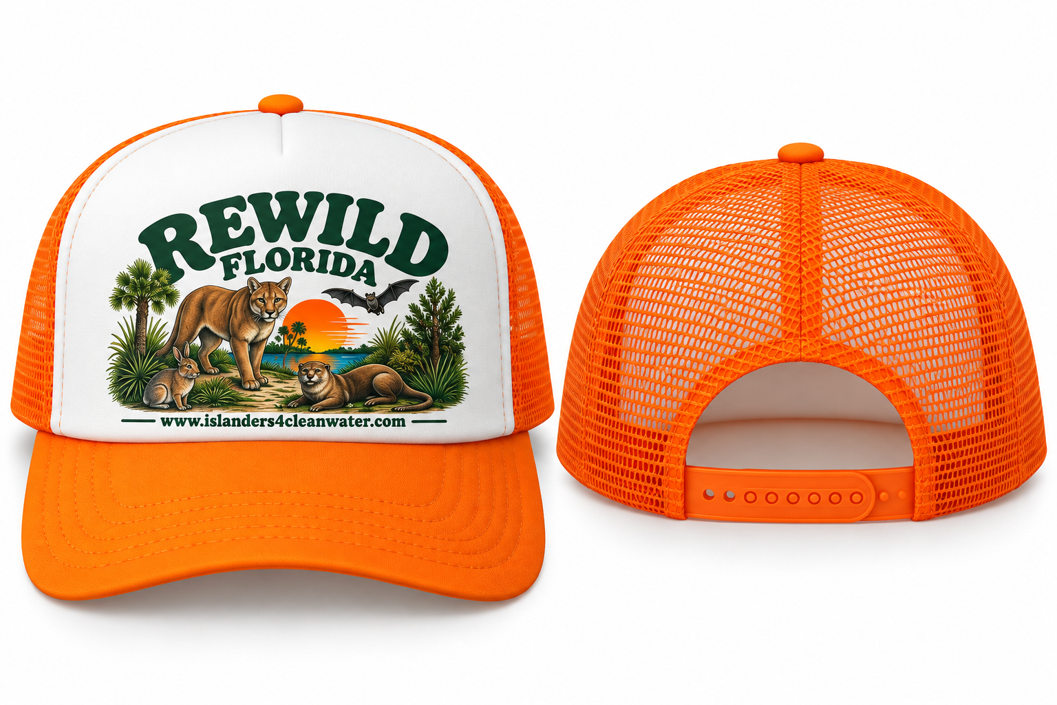 REWILD FLORIDA TRUCKER HAT – KIDS
