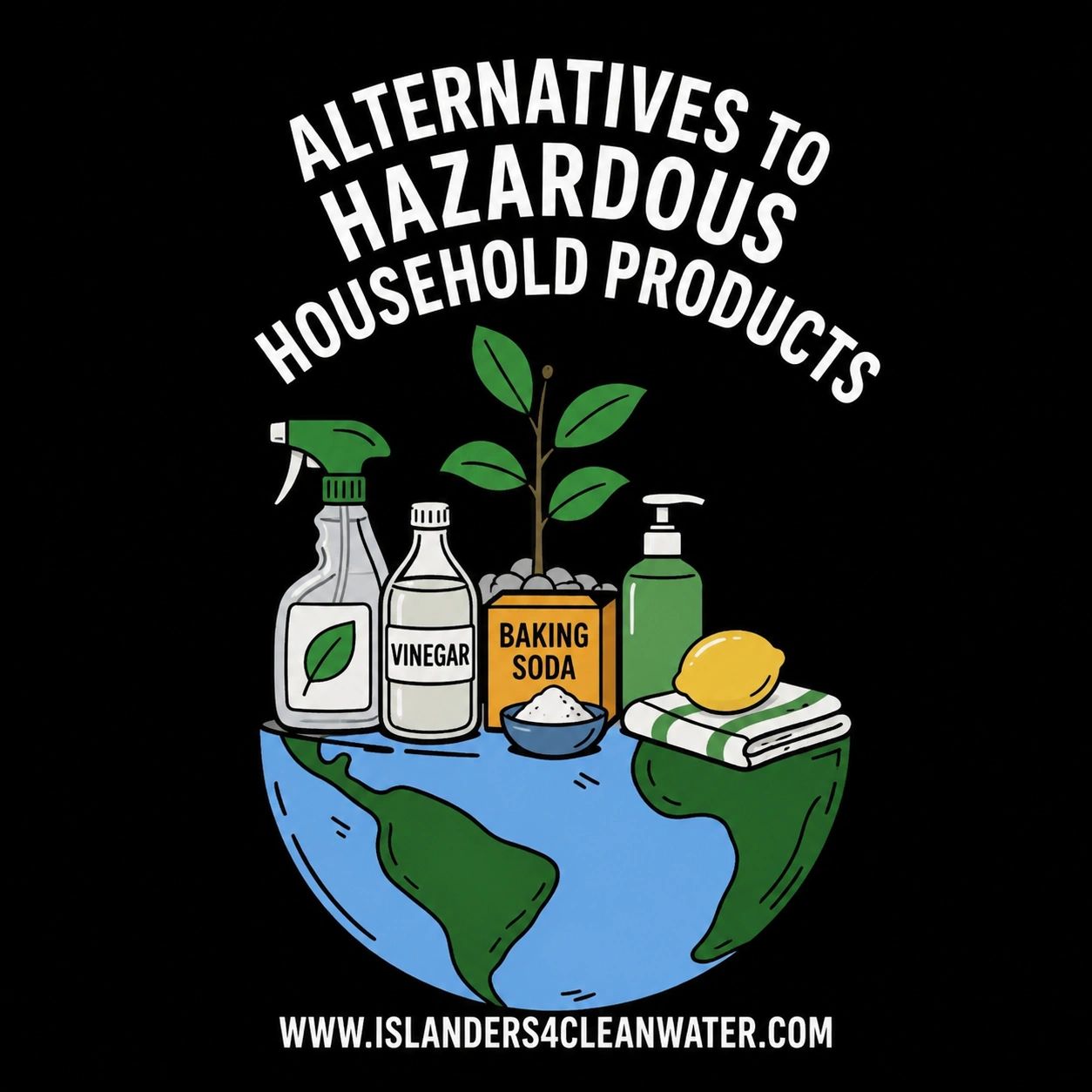 Alternatives to Hazardous Household Products — vinegar and baking soda reference guide